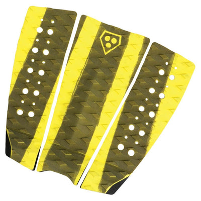 Gorilla Phat Three 3 Piece Tail Pad - Black/Yellow - Buy online today at Down the Line Surf. International shipping available.