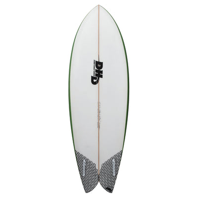 DHD Mini Twin Surfboard - Phoenix Green - Buy online today at Down the Line Surf. International shipping available.