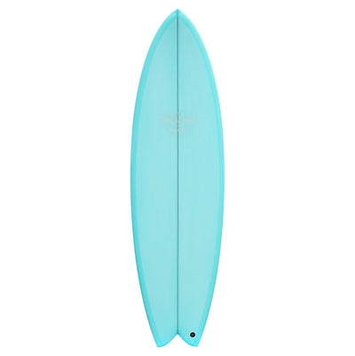 Jim Banks FLV Magic Carpet Surfboard 6'2" - Vintage Aqua - Buy online today at Down the Line Surf. International shipping available.
