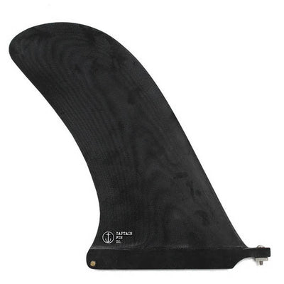 Captain Fin Co. Joel Tudor 10.125" Longboard Fin - Black - Buy online today at Down the Line Surf. International shipping available.