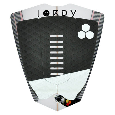Channel Islands Jordy Smith 3 Piece Tail Pad - Black/White - Buy online today at Down the Line Surf. International shipping available.