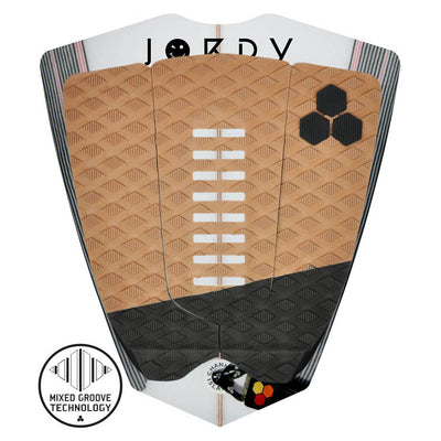 Channel Islands Jordy Smith 3 Piece Tail Pad - Tan/Black - Buy online today at Down the Line Surf. International shipping available.