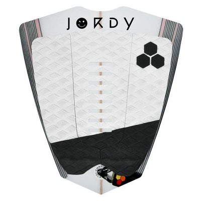 Channel Islands Jordy Smith 3 Piece Tail Pad - White/Black - Buy online today at Down the Line Surf. International shipping available.