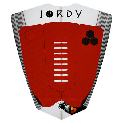 Channel Islands Jordy Smith 3 Piece Tail Pad - Red - Buy online today at Down the Line Surf. International shipping available.