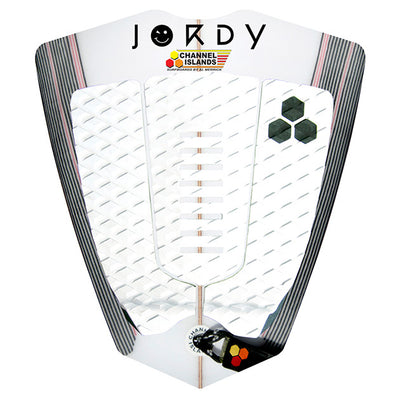 Channel Islands Jordy Smith 3 Piece Tail Pad - White - Buy online today at Down the Line Surf. International shipping available.