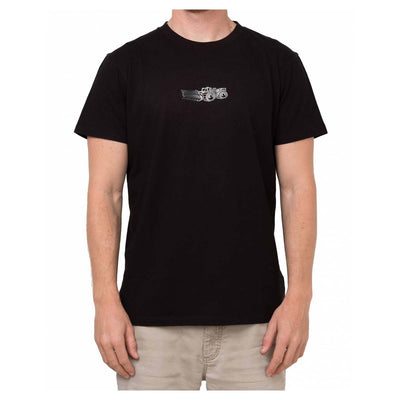 JS Hyfi Tee - Black - Buy online today at Down the Line Surf. International shipping available.