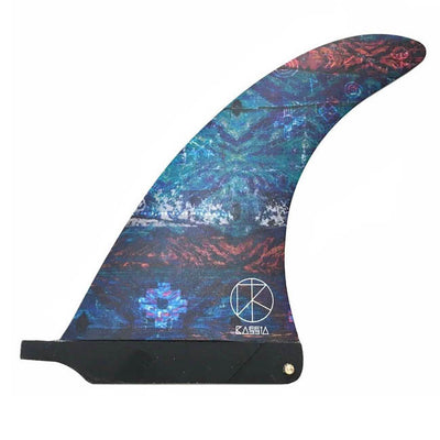 Captain Fin Co. Kassia Tie Dye 7.5" Longboard Fin - Blue - Buy online today at Down the Line Surf. International shipping available.