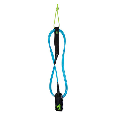 Creatures of Leisure Longboard Knee Leash 10ft - Cyan/Black - Buy online today at Down the Line Surf. International shipping available.