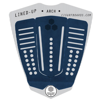 Channel Islands Lined up Arch Tail Pad - Indigo - Buy online today at Down the Line Surf. International shipping available.