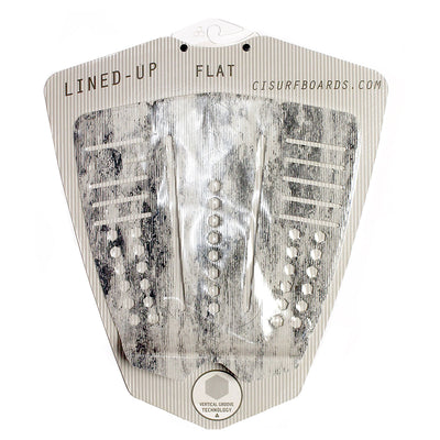 Channel Islands Lined up Flat Tail Pad - Salt & Pepper - Buy online today at Down the Line Surf. International shipping available.