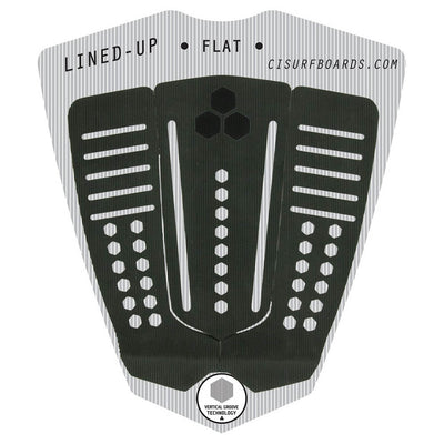 Channel Islands Lined up Flat Tail Pad - Black - Buy online today at Down the Line Surf. International shipping available.