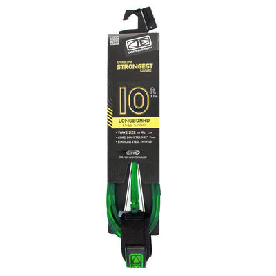 Ocean & Earth Longboard Knee Leash (10ft-Green) - Buy online today at Down the Line Surf. International shipping available.