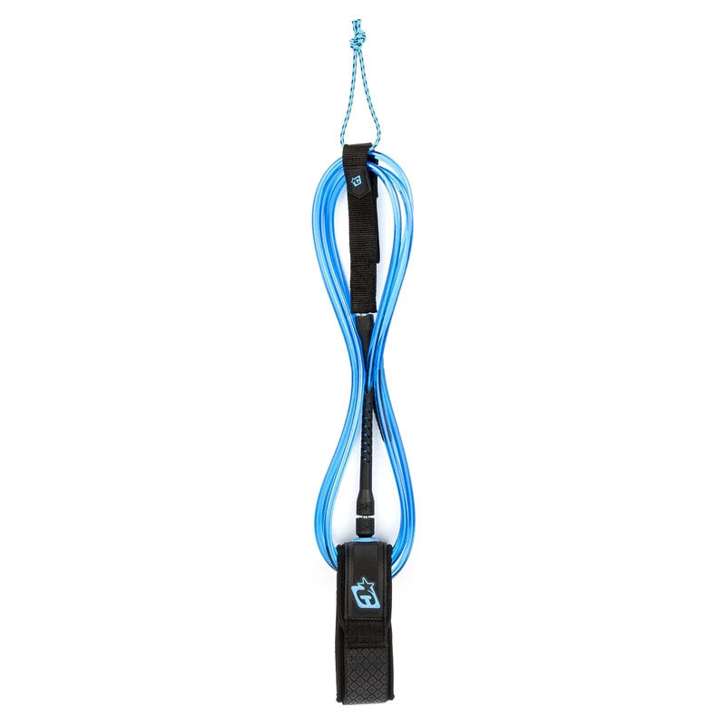 Creatures of Leisure 10ft Longobard Knee Leash Blue/Black Down the