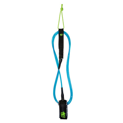 Creatures of Leisure 6ft Pro Leash - Cyan/Black - Buy online today at Down the Line Surf. International shipping available.