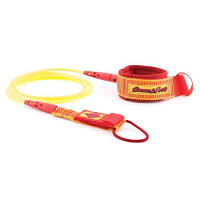 Ocean & Earth Moulded Regular Heritage Leash (6ft-Yellow) - Buy online today at Down the Line Surf. International shipping available.
