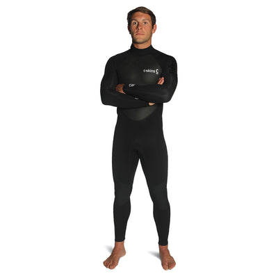 C-Skins Men's Element 3/2mm Back Zip Wetsuit - Black - Buy online today at Down the Line Surf. International shipping available.