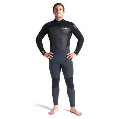 C-Skins Legend 5/4mm Back Zip Wetsuit - Graphite/Black/Silver - Buy online today at Down the Line Surf. International shipping available.