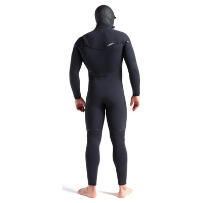 C-Skins Wired 5/4mm LQS Hooded Chest Zip Wetsuit - Black - Buy online today at Down the Line Surf. International shipping available.