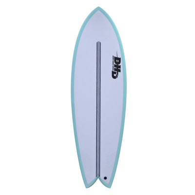 DHD Mini Twin EPS Surfboard - Blue - Buy online today at Down the Line Surf. International shipping available.