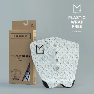 Modom Surf Craig Anderson Tail Pad - White - Buy online today at Down the Line Surf. International shipping available.