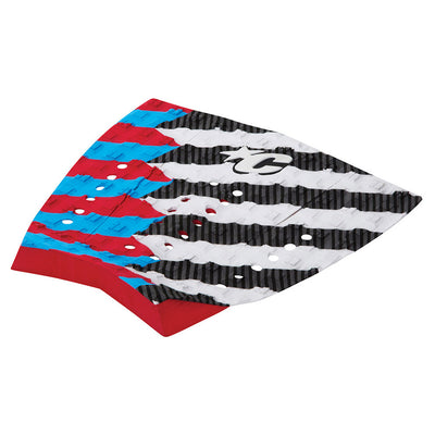 Creatures of Leisure Nat Young Tail Pad - Red/Cyan - Buy online today at Down the Line Surf. International shipping available.