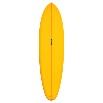 Vouch Twin Nuevo Surfboard - Golden Yellow - 7'0" - Buy online today at Down the Line Surf. International shipping available.