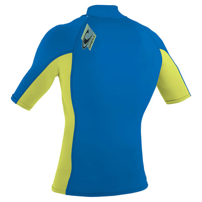 O'Neill Youth Premium Skins Short Sleeve Turtle Neck Rash Vest - HM8 - Buy online today at Down the Line Surf. International shipping available.