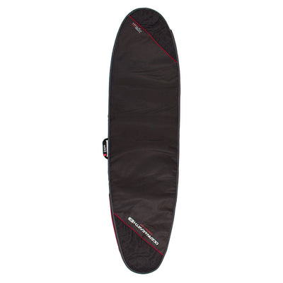 Ocean & Earth Compact Day Use Longboard Boardbag - Black/Red - Buy online today at Down the Line Surf. International shipping available.