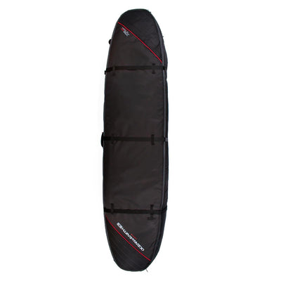 Ocean & Earth Double Coffin Longboard Board Bag - Black/Red - Buy online today at Down the Line Surf. International shipping available.