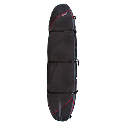 Ocean & Earth Double Coffin Longboard Board Bag - Black/Red - Buy online today at Down the Line Surf. International shipping available.