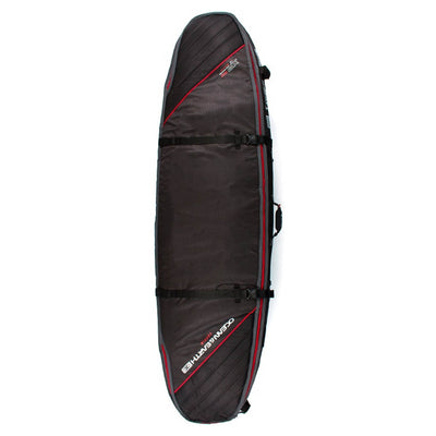 Ocean & Earth Double Coffin Shortboard Cover - Black/Red - Buy online today at Down the Line Surf. International shipping available.