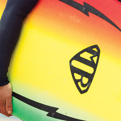 Ocean & Earth MR EZI Rider Twin Fin Softboard - Rasta - Buy online today at Down the Line Surf. International shipping available.