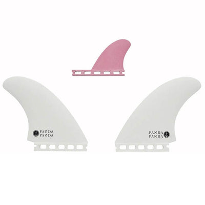 Captain Fin Co. Panda Twin 2+1 Futures - White/Pink - Buy online today at Down the Line Surf. International shipping available.