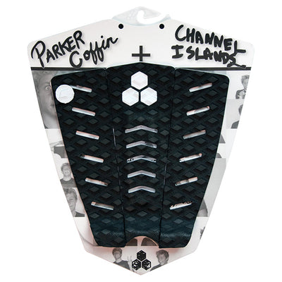 Channel Islands Parker Coffin 3 Piece Arch Tail Pad - Black - Buy online today at Down the Line Surf. International shipping available.