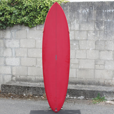 Pukas Lady Twin Surfboard - 7'0" - Red - Buy online today at Down the Line Surf. International shipping available.