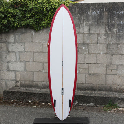 Pukas Lady Twin Surfboard - 7'0" - Red - Buy online today at Down the Line Surf. International shipping available.