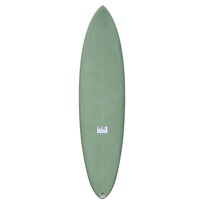 Pyzel Mid Length Crisis Surfboard - Olive - Buy online today at Down the Line Surf. International shipping available.