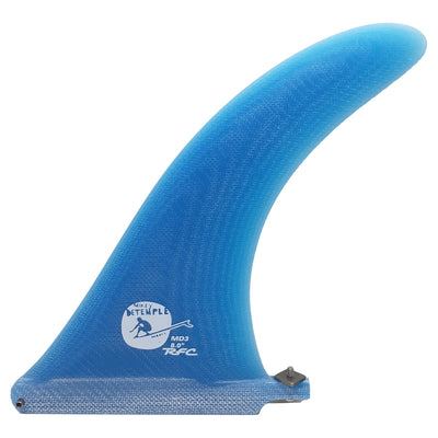 Rainbow Fin Co. MD3 Flex Longboard Fin - 8" - Blue - Buy online today at Down the Line Surf. International shipping available.