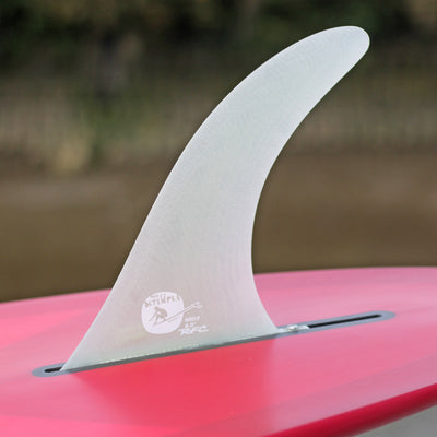 Rainbow Fin Co. MD3 Flex Longboard Fin - 10" - Natural Glass - Buy online today at Down the Line Surf. International shipping available.