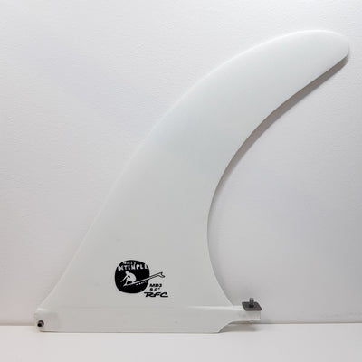 Rainbow Fin Co. MD3 Flex Longboard Fin - 9" - White - Buy online today at Down the Line Surf. International shipping available.