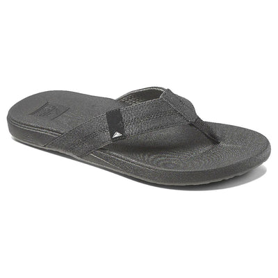 Reef Men's Cushion Phantom Flip Flops - Black - Buy online today at Down the Line Surf. International shipping available.