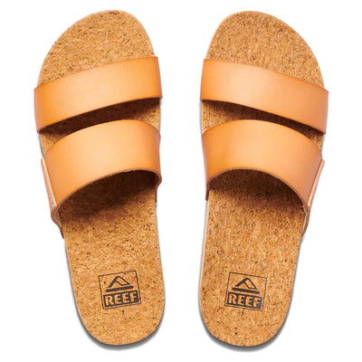 Reef Women's Cushion Vista Flip Flops - Natural - Buy online today at Down the Line Surf. International shipping available.