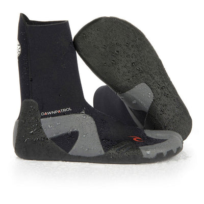 Rip Curl Dawn Patrol 5mm Round Toe Boot - Black - Buy online today at Down the Line Surf. International shipping available.