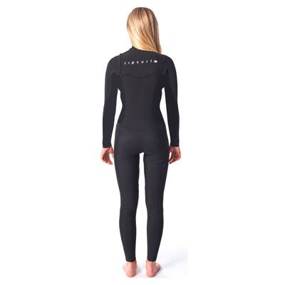 Rip Curl Women's Dawn Patrol 4/3mm Chest Zip Wetsuit - Buy online today at Down the Line Surf. International shipping available.