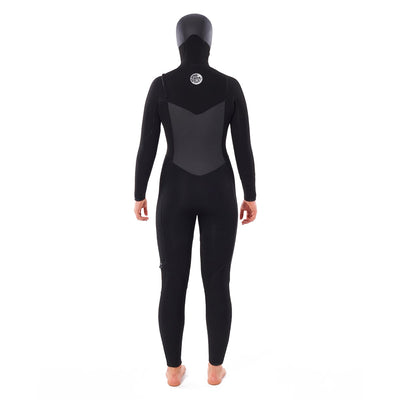 Rip Curl Women's Flashbomb 6/4mm Hooded Chest Zip Wetsuit - Buy online today at Down the Line Surf. International shipping available.