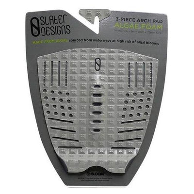 Firewire Slater Designs 3 Piece Arch Tail Pad - Grey/Black - Buy online today at Down the Line Surf. International shipping available.
