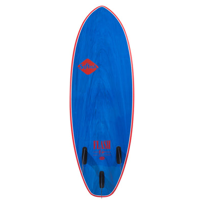 Softech Eric Geiselman Flash 5'7" Surfboard - Blue/Red - Buy online today at Down the Line Surf. International shipping available.