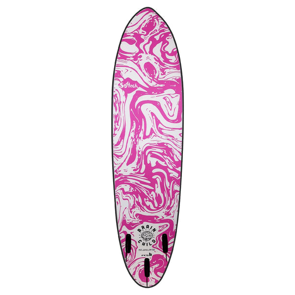 Softech Brainchild 7'6" Surfboard - Grey