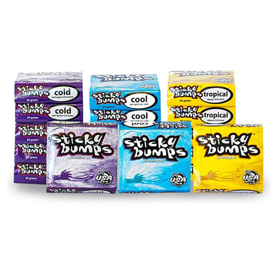 Sticky Bumps Surf Wax - Buy online today at Down the Line Surf. International shipping available.