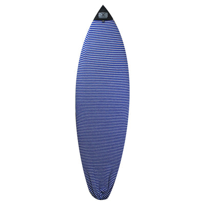 Ocean & Earth Stretch SOX Shortboard Cover - Blue Stripe - Buy online today at Down the Line Surf. International shipping available.